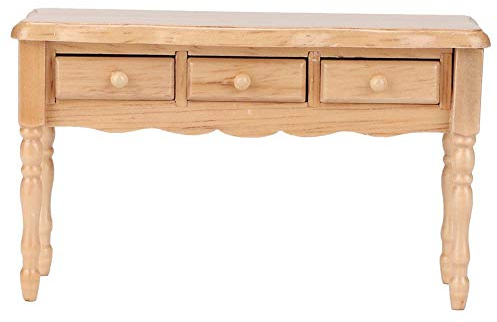 Puppenhaus Schreibtisch Mini Holz Schlafzimmer Zimmer Möbel Schreibtisch Puppenhaus Zubehör Kinder Rollenspiel Spielzeug für 1:12 Puppenhaus