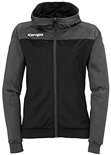 Kempa Damen Prime Multi Jacke, schwarz/Anthra, x_s