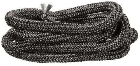 SPORTARC Stove Fire Rope Black Stove Fire Rope Wood Burning Stove 25mm 2m Length Log Burner Door Seal