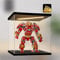 Naconmlet Acryl Vitrine Schaukasten mit led,transparente Actionfiguren Vitrine mit Tür,Display Case Box für Collectibles und Sammlerobjekte(15x15x15cm)