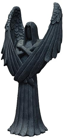 Figur Dark Angel Statue - Harzstatue des dunklen Engels - Wiederverwendbare Dark Angel Home Desktop-Dekoration für Zuhause, Tisch, Wohnzimmer und Büros