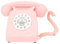 Audio Message Guest Book, Clear Sound Audio Message Recording Telephone Practical Long Endurance for Event (Pink)