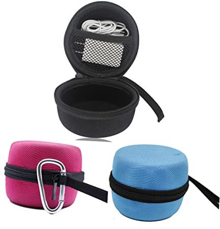 Uonlytech Tragbare Aufbewahrungstasche Für Audio Lautsprecher Mit Haken Stoßfest Und Kratzfest Rot Mit Kabelmanagement Für Outdoor Und Reisen