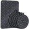 HI NATURE™ Lot de 6 Tapis de Protection pour Plaque à Induction I Protection à Induction I Tapis à Induction, Couvercle de cuisinière 6 pièces | Noir