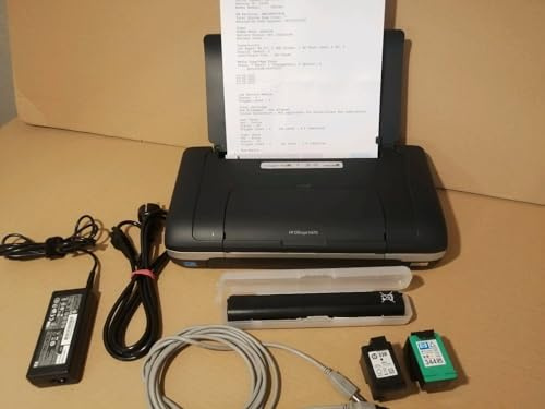 HP Officejet H470 Mobile Printer A4 Colour Inkjet Printer 1200 dpi x 1200 dpi up to 22 ppm (mono) / up to 18 ppm (colour) capacity: 50 sheets USB - Old Model