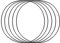 sourcing map 5Stk. Nitrilkautschuk O-Ringe 150 mm AD 146 mm ID 2 mm Breite metrische Dichtung