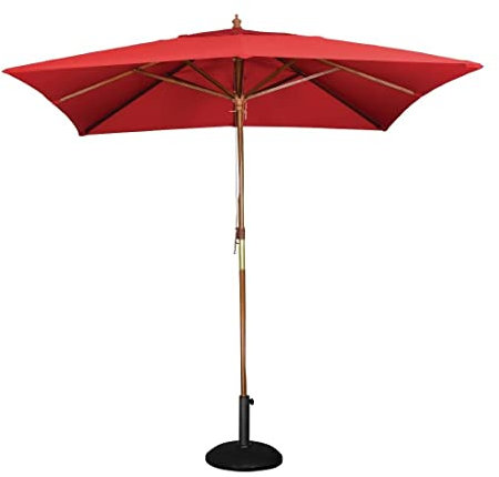 Bolero GL306 Parasol carré Rouge Diamètre 2,5 m