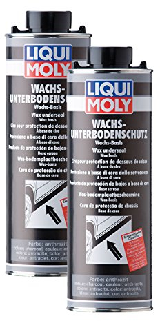 2X LIQUI Moly 6102 Wachs Unterbodenschutz anthrazit schwarz Pflege Schutz 1L