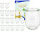 MamboCat 18er Set Weckgläser 1062 ml Tulpenform I Original Weck Tulpenglas Dessertglas I Einweckgläser für Obst Gemüse UVM I Weck Gläser ohne Deckel inkl. Diamant-Zucker Gelierzauber Rezeptheft