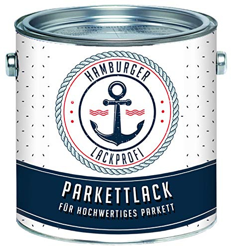 Parkettlack GLÄNZEND farblos Parkettsiegel Treppenlack Holzlack klar // Hamburger Lack-Profi (20 L)