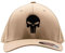 Café Viereck ® Unisex Cap Wooly Combed – Gestickt mit Punisher Zeichen – für Männer und Frauen - Größe L/XL (57-61 cm)
