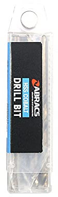 Abracs DBCB08005 HSS Cobalt Drill Bits - High Speed Steel - Split Point Cutting Head - 8.0mm