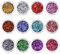 Glitter per Unghie Chunky Sparkle Glitter Paillette Scatole Glitter Set per Viso Corpo Capelli Nail Art 12 Colori