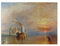 DìMò ART Kunstdruck auf Leinwand William Turner The Fighting Temeraire messen 70x50 cm (27,56x19,68 inches)