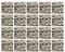 DLBX 20 Stück 20 x 20cm Mosaik Fliesenaufkleber Wandfliese Aufkleber für Fliesen für Bad und Küche Deko Fliesenfolie Selbstklebende Fliesenaufkleber (Goldenes Metall)