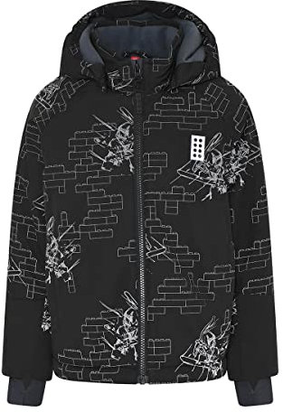 LEGO Wear Unisex Wear Ninjago Winterjacke 3.000 Wassersäule, Reflektierend, Wasserabweisend, Winddicht, Warm Lw Jacke, 995, 104 EU