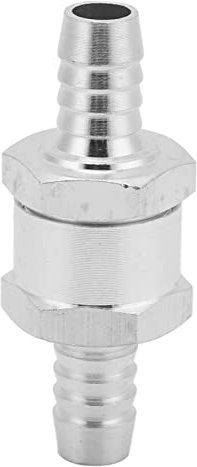 Clapet anti-retour de carburant unidirectionnel, clapet anti-retour de tuyau de carburant, clapet anti-retour unidirectionnel anti-retour, alliage d'aluminium universel pour carburant(10mm)