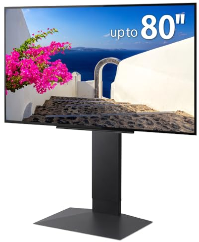 WALL V3 Low Type | Schlank Japanisch 32-80 Zoll-Universal Wand TV-Ständer, verstellbare Halterung, kein Bohren| Satin Schwarz