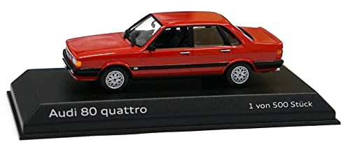 Audi A5-5809 Limousine 80 Quattro Modellauto 1:43 Miniatur Modell, rot