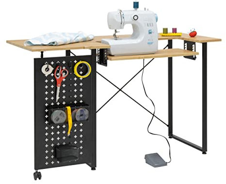 Sew Ready Schwenkbarer Nähtisch mit ausklappbarem Ablagepaneel