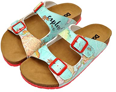 DOGO Damen Sandalen Stella -Explore- Vegane Damen Sommer Sandalen