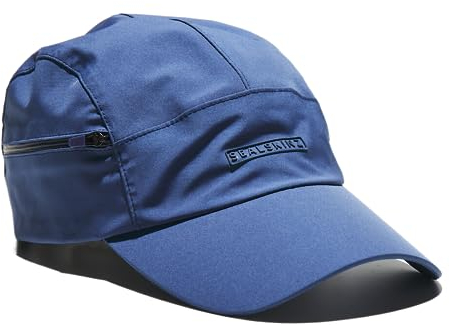 SealSkinz Unisex Scole wasserdichte Taschenkappe mit Reißverschluss Baseballkappe, blau, One Size