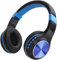 LEONYS Gaming Headset, Head-Mounted USB Gaming Headset/Wired Headset/Suitable for a Variety of Electronic Devices,for PC (Color : Blue)