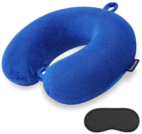 Gosider Nackenkissen für Reisekissen Memory Foam U Form Bequeme Reise Nackenkissen Kopf Nacken Unterstützung Flugzeug Kissen für Reisen, Auto, Zuhause, Büro, Reise Nacken Flug Kissen