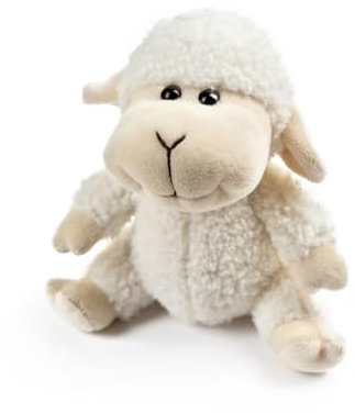 lilizzhoumax Schaf Plüschtier 13cm/5Zoll sitzen Tier Kawaii Lamm Kuscheltier Realistische Plüsch Spielzeug Wilde Tiere Heimdekoration Ostern Geschenk für Kinder Jungen Mädchen