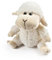 lilizzhoumax Schaf Plüschtier 13cm/5Zoll sitzen Tier Kawaii Lamm Kuscheltier Realistische Plüsch Spielzeug Wilde Tiere Heimdekoration Ostern Geschenk für Kinder Jungen Mädchen