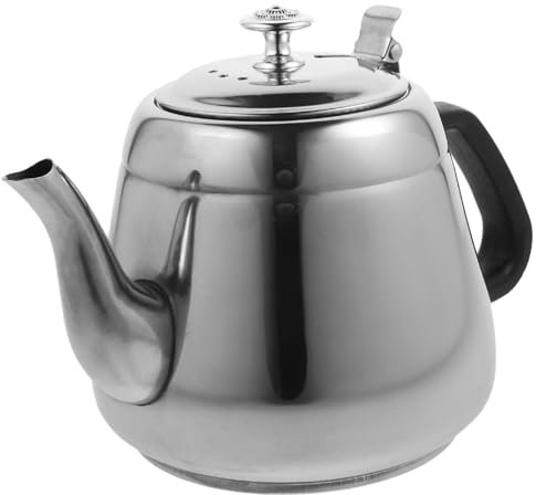 Cabilock Stainless Steel Tea Pot Strainer Electric Kettle Modern Teapots Infuser Home Tea Pot Tea Kettle for Kitchen