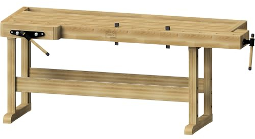 ANKE | Profi-Schreiner-Hobelbank | sehr schwere Ausführung | Breite x Tiefe x Höhe 2220 x 850 x 900 mm