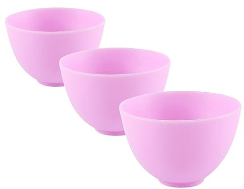 WOONEKY 3pièces Bol à Mélanger Pour Masque Facial Pour Beauté à Domicile Ou Salon Résistant Et Pratique