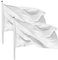 2pcs White Flags DIY Blank Flags and Banners 90 * 150cm with Two Brass Grommets Vivid Color Plain for Festival Party Sport Events Gardens Bar Indoor and Outdoor Decoration 5ft x 3ft