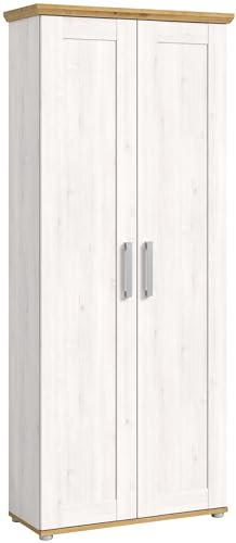 möbelando Garderobenschrank >Verona< in Sibiu Lärche - 80x196x39 (BxHxT)