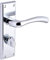 Designer Levers - Minerva Lever Bathroom Door Handle Polished Chrome