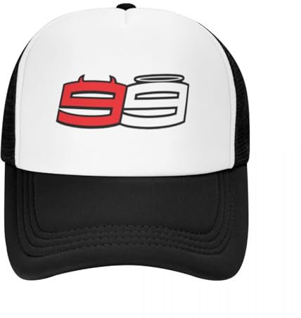 ZZQWSDSQQ Baseballkappe Racing # 99 Jorge Lorenzo Motorrad Mode Mesh Herren Strand Schirmmützen Vier Jahreszeiten Sonnencreme Hut