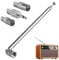 Eophmi FM/DAB Radio Antenna, 75 Ohm, DAB Aerial for HiFi, Radio Aerial F Type Male Plug Connector with 3 Adapters for Table Top Radio HiFi AV Stereo Receiver Mini System