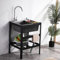 MTSYXYM Lavandino da Giardino con Rubinetto,Lavello Cucina in Acciaio Inox,per Garage, Ristorante, Cucina.(55 * 45 * 75cm)