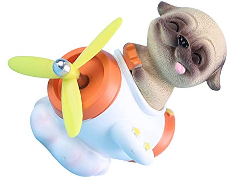 Vaguelly Cartoon Harz Hund Ornament Auto Dekoration Hund Figur Schöne Desktop Dekoration Für Wohnzimmer Arbeitszimmer Schlafzimmer