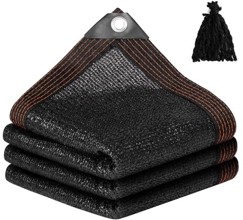 NUTKIT Red de Sombreado 2x3M, 90% Protección Solar con Ojales | Tejido resistente a rayos UV, aislamiento térmico, prueba de polvo, ideal para patio, jardín, gallinero