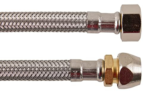 Sanitop-Wingenroth Armaturenschlauch für den Anschluss eines Wasserhahns | 3/8 Zoll Überwurf x 10 mm Quetsche x 500 mm | Flexschlauch | Verbindungsschlauch | Anschlussschlauch Armatur | 19136 4