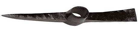 Piccone in acciaio verniciato nero 3,5 kg