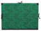 Lefranc Bourgeois 510001 Zeichenmappe / Skizzenmappe Annonay mit Bandverschluss und verstärkten Ecken für Dokumente, Zeichnungen in grün/schwarz -92x65cm