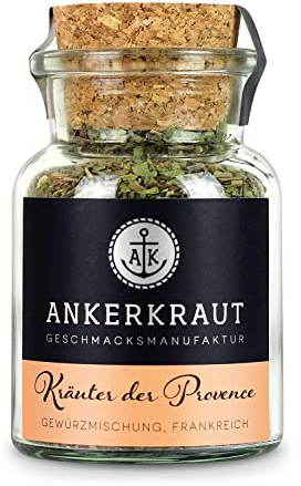 Ankerkraut Kräuter der Provence, Kräutermischung der französischen Küche, 30g im Korkenglas