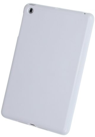 doupi SolidFit PureColor Schutzhülle für iPad Mini 1/2 / 3, Solid Matt TPU Schutz Hülle Silikon Schale Bumper Case Schutzhülle Cover, weiß