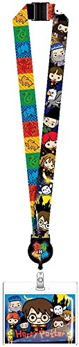 HARRY POTTER 48533 Cordon Kawaii avec Fermeture Éclair et Porte-Cartes