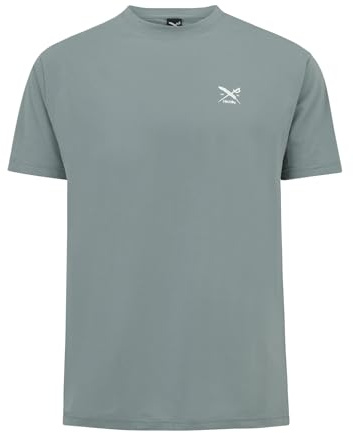 IRIEDAILY Herren T-Shirt CHESTFLAG Bio-Baumwolle Regular Fit XXL Steelgrey