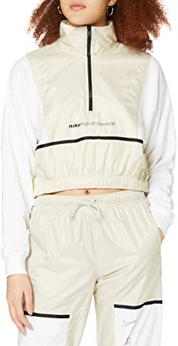 NIKE Women's W NSW Qz Archive RMX Long Sleeve tees