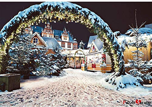 XiuTaiLtd Weihnachtsmarkt Coburg by Night - 1000 Puzzleteile, Freunde
